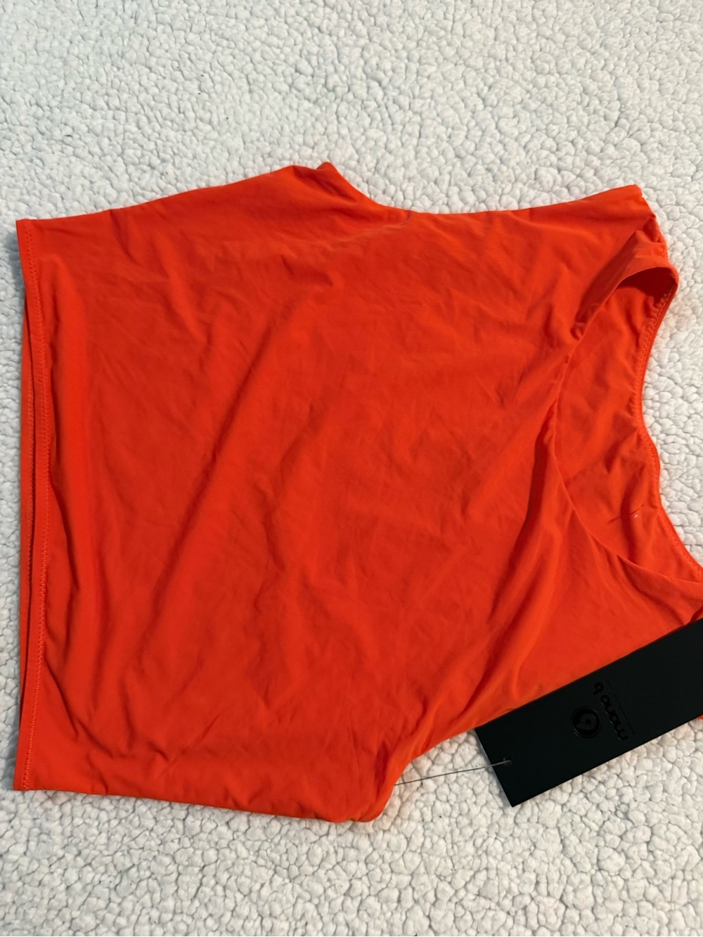 Mono B Bold Orange Mini Skirt